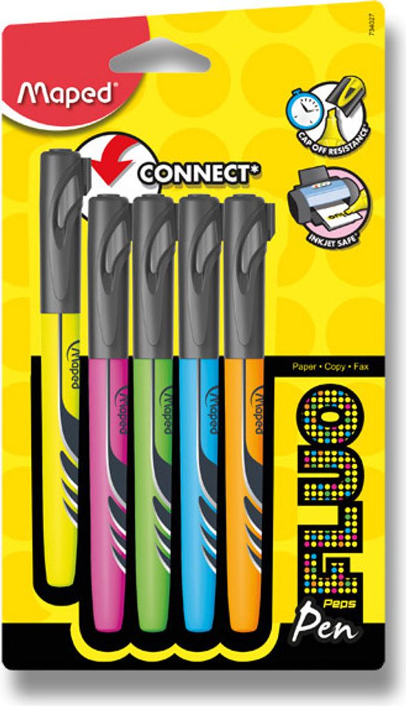 MAPED Textmarker Fluo Peps 5St.