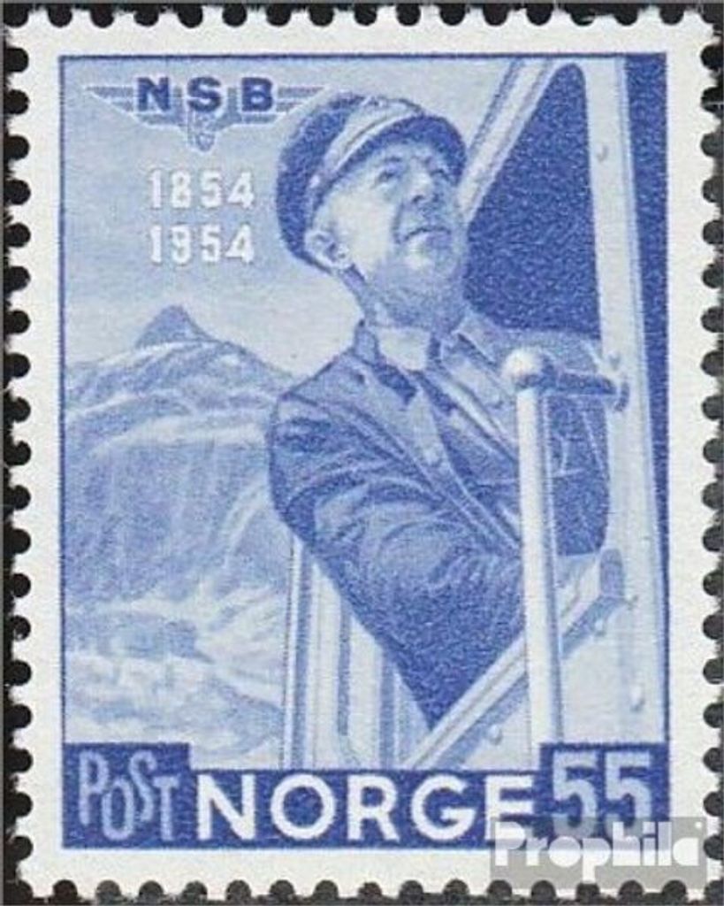 Briefmarken Norwegen 1954 Mi 386 postfrisch Norwegische Produktbild 
