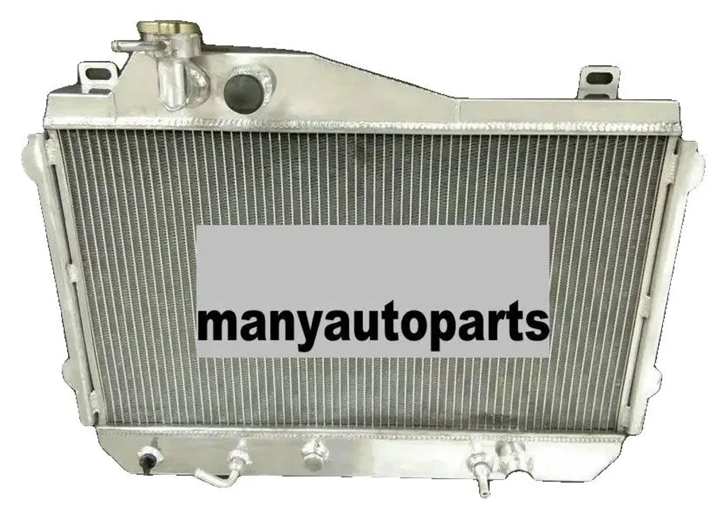 Radiateur Haute Capacité Aluminium 2 Rangs, Compacte 2.8L Boîte Auto