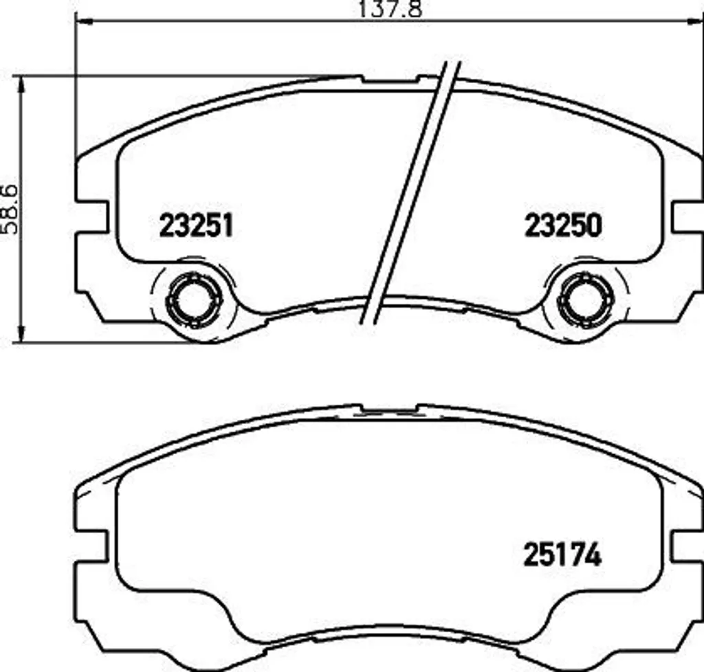 Plaquettes de frein pour Opel Frontera B U99 HELLA 8DB 355 017-131