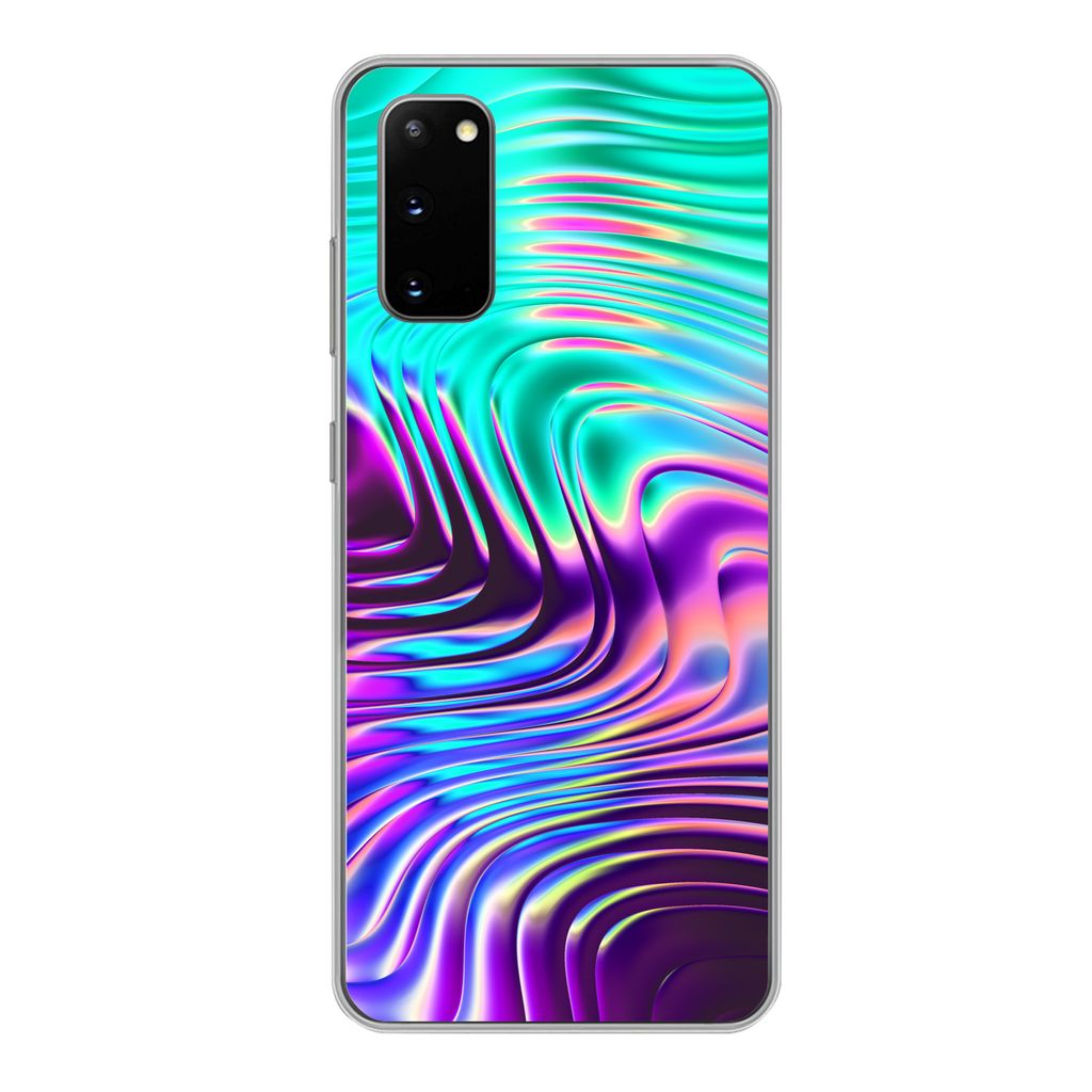 MuchoWow Handyhülle Schutzhülle Hülle für Samsung Galaxy S20 Kunst - Golf - Psychedelisch Silikon Softcase Handy Hülle - Bild