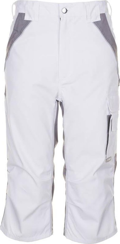 Größe M Herren Planam Plaline ¾-Hose reinweiß zink Modell 2553