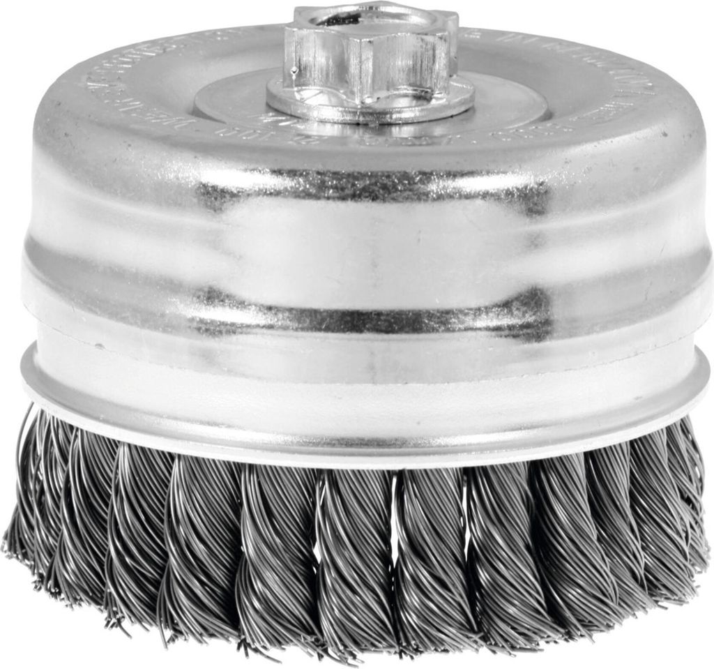 Lessmann Topfbürste Stahldraht 0,50 mm, Bürsten- xGewinde: 125XM14 mm