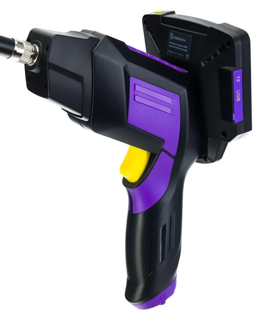 Endoscope industriel Ermenrich 83838 avec écran et éclairage LED
