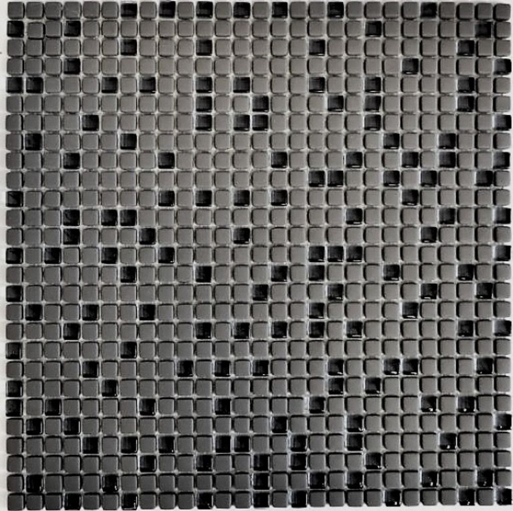 Mosaik Fliese ECO Recycling GLAS Enamel graubraun matt Glas MOS140-05G_f | 10 Mosaikmatten