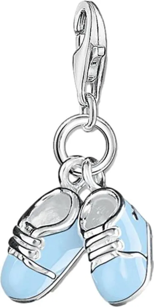 Charm Thomas Sabo 0822 Scarpine Azzurre - Regalo Nascita Perfetto