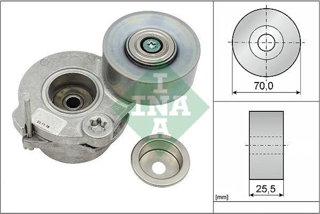 Tendeur de courroie pour VW Amarok et Touareg - Entretien OE 059903133R