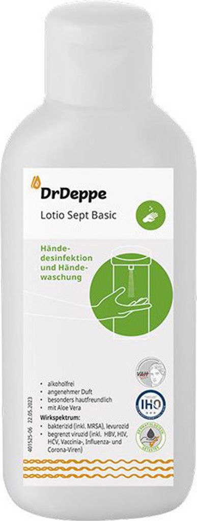 DrDeppe disinfetta le mani Lotio Sept Basic | senza alcool Immagine del prodotto 
