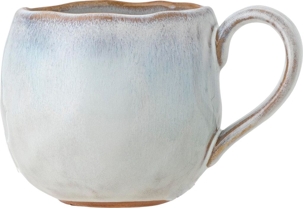 Bloomingville Becher ESTELLA Hellblau mit Henkel Tasse Kaffeebecher