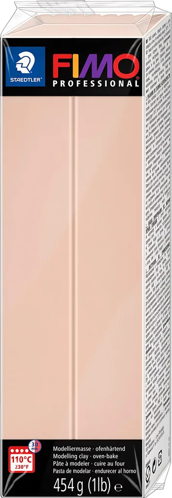 STAEDTLER Fimo Professional 8041-432 Pâte à modeler 454 g Rose