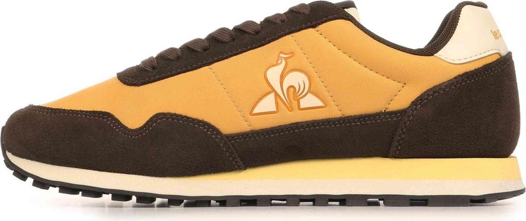 Le Coq Sportif Sneakers 2520570 in spruce yellow/chocolate brown color size 44