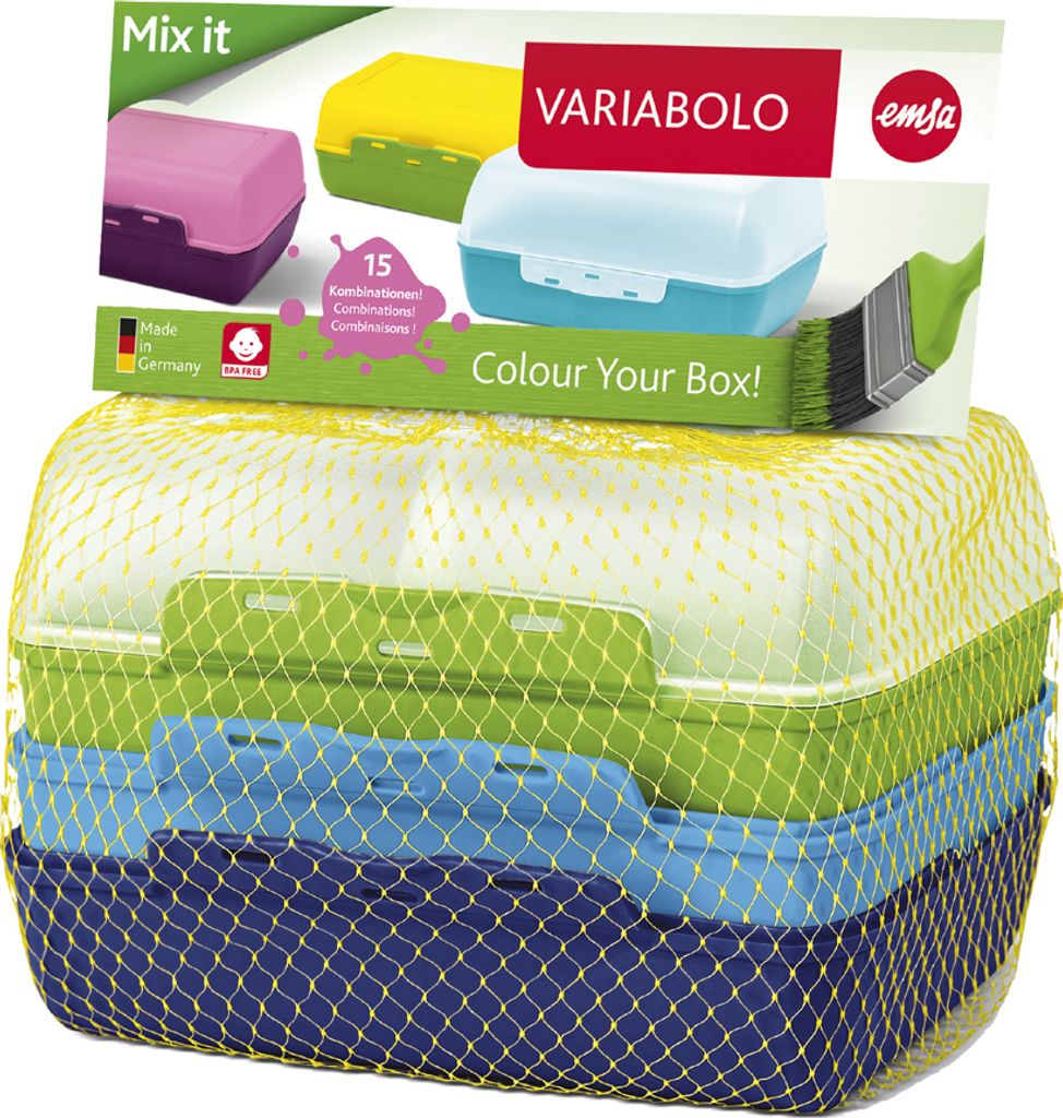 EMSA Variabolo box na svačinu se 2 přepážkami 4dílný Obrázek produktu 5