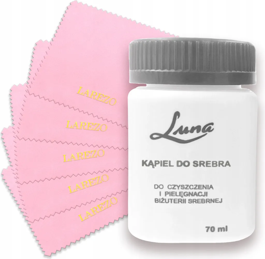 Trattamento di Bellezza per Argento: Detergente + 5 Panni Soft-Touch