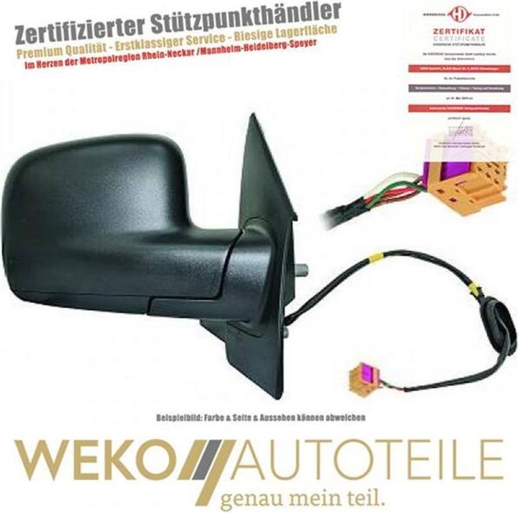 Außenspiegel rechts DIEDERICHS 2272224 für VW