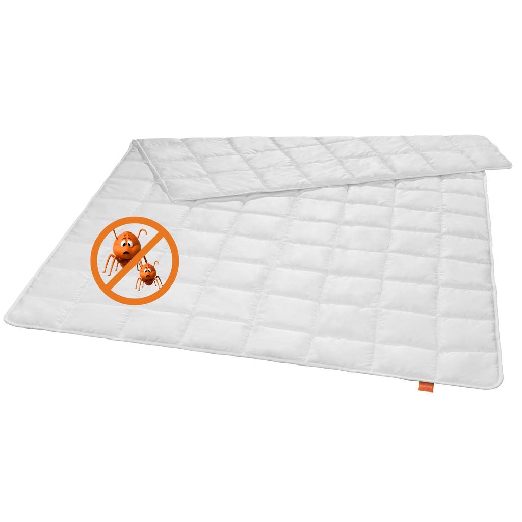 Anti-Milben Bettdecke, leichte Sommerdecke, 135x200 cm, Steppbett, Allergikerbettdecken, sleepling