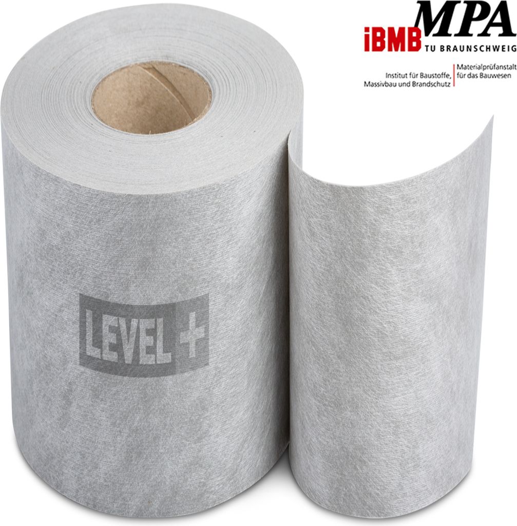 Dichtband 10m 250mm Wasserdicht TPE Elastomer 3D Vlies Flüssigfolie Dusche Bad Terrasse LEVEL+ G03