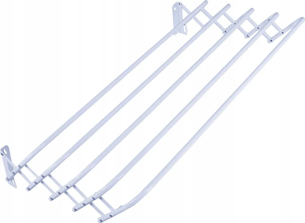KADAX Séchoir à Linge Pliable 60cm en Métal pour Buanderie et Balcon