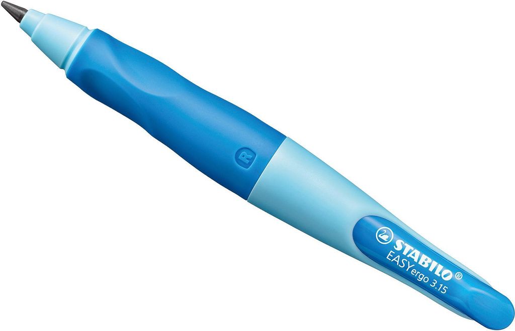 STABILO EASYergo 3.15 Druckbleistift - Rechtshänder - hellblau/dunkelblau