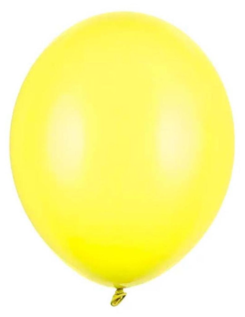 10 Stk. Luftballon Ø30cm "Uni Pastell" | Pastell Gelb Produktbild 