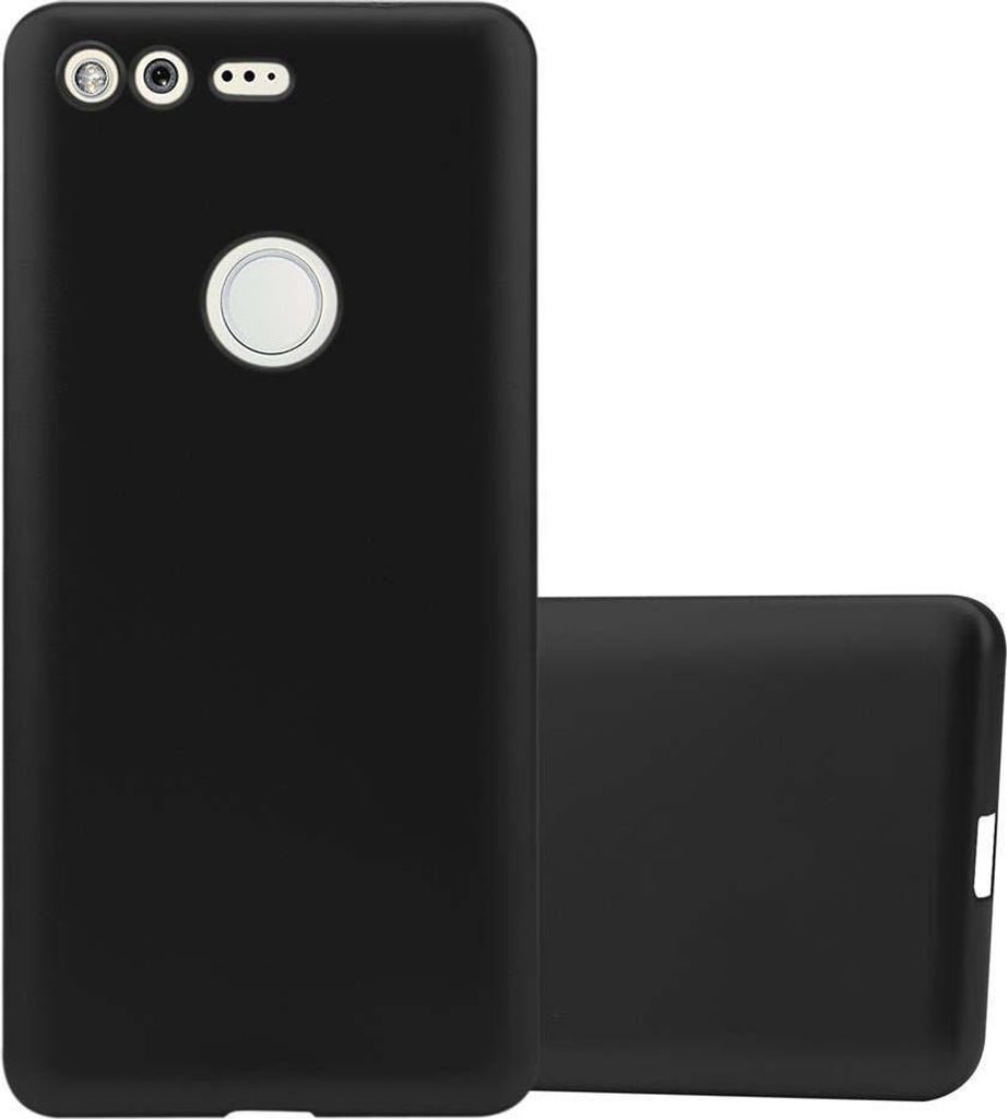 Cadorabo Schutzhülle für Google PIXEL Hülle in Schwarz Handyhülle TPU Silikon Etui Cover Case