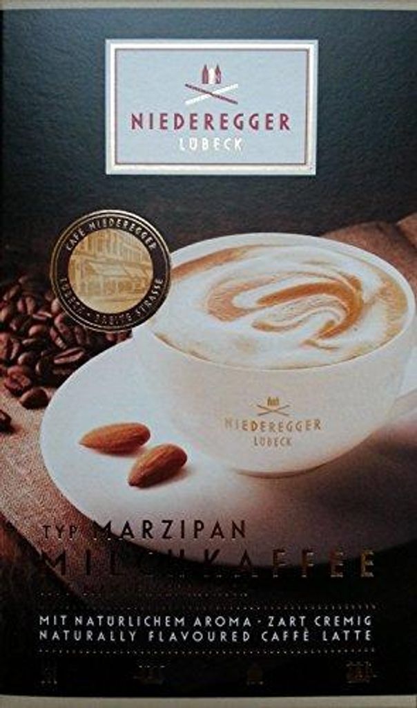 Niederegger Kawa Mleczna o Smaku Marcepanowym 10 saszetek Zdjęcie produktu 