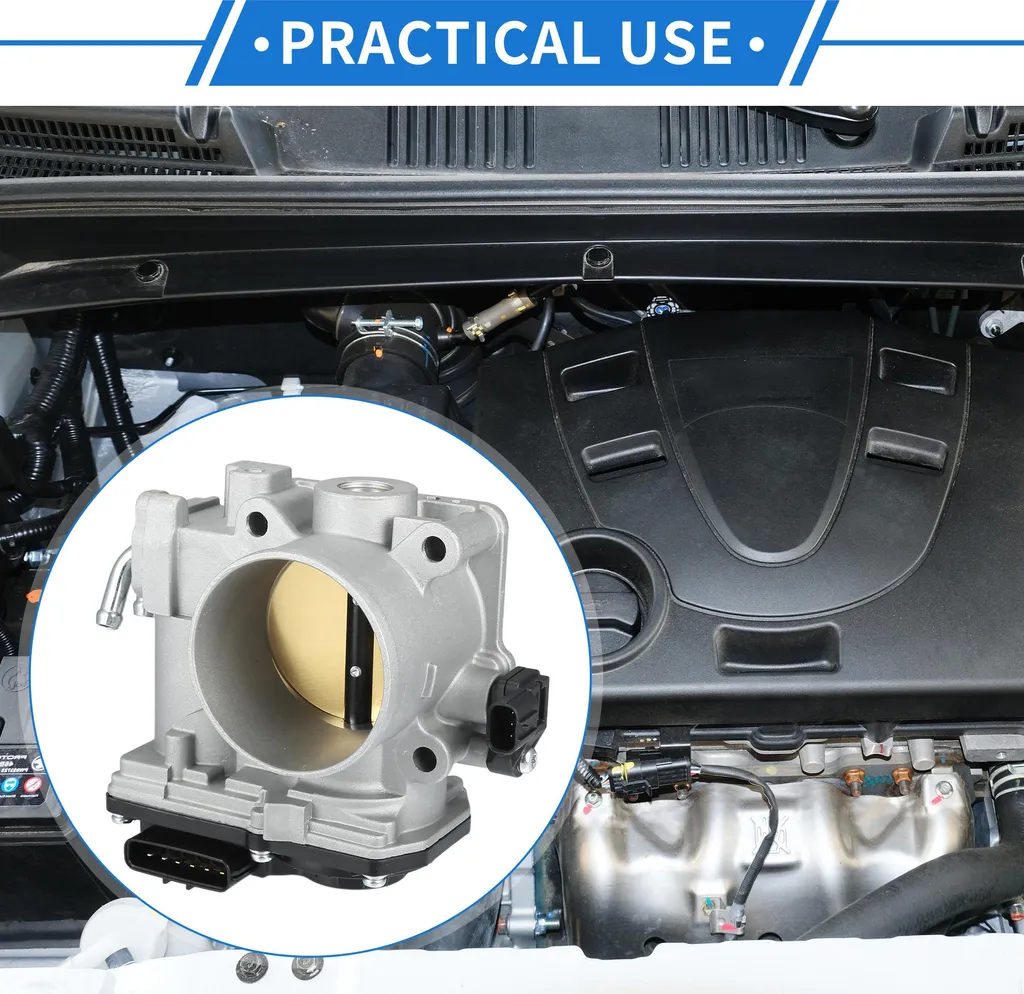 Boîtier papillon de moteur en aluminium argent pour Accord 3.0 V6