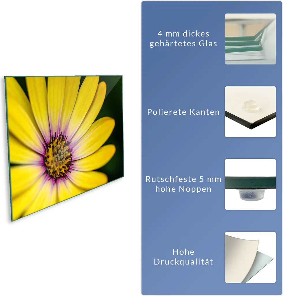 Piastra Copripiano Cottura In Vetro 60x52 Cm - Protezione Per Fornelli Ceramici E Induzione, Colore Giallo, Multifunzione (tagliere, Paraspruzzi)