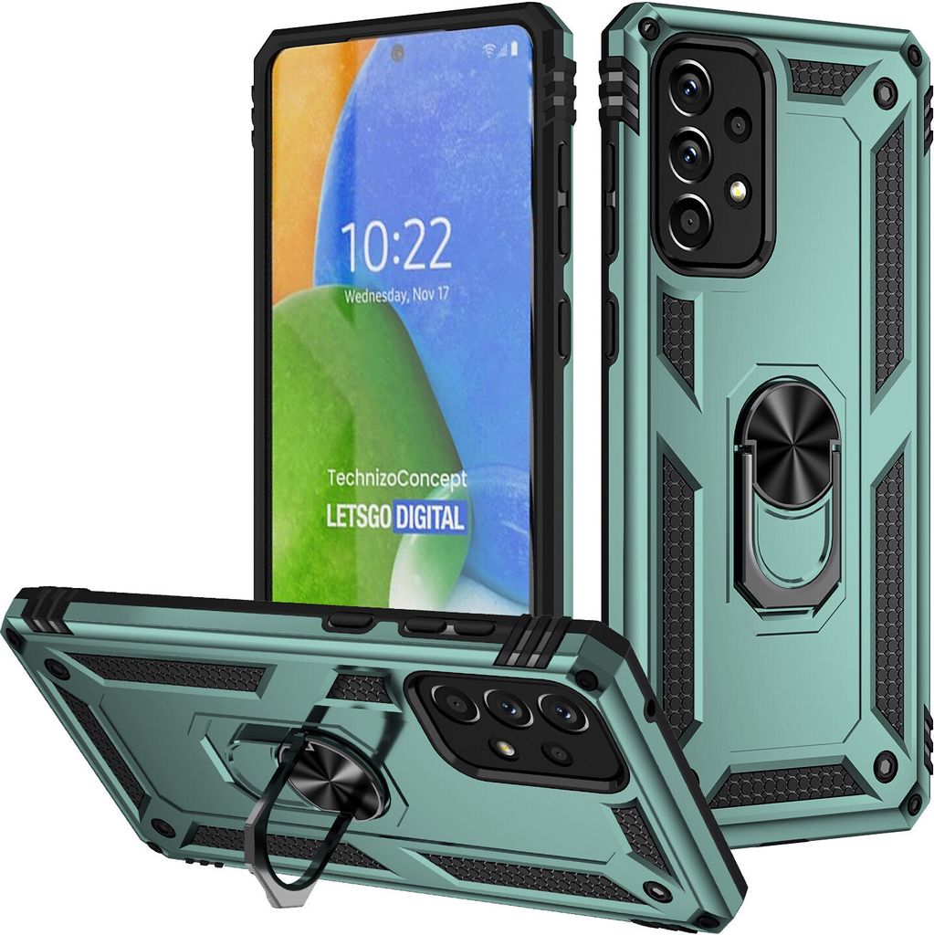 Galaxy A73 5G Hülle, Dual Layer Robust Militäre Schutzhülle Produktbild 