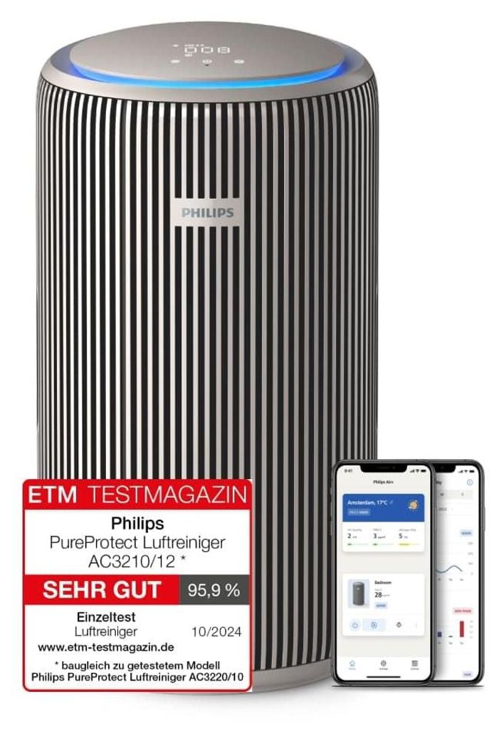Philips 3200 series PureProtect, 47,5 dB, 500 m³/h Produktbild 