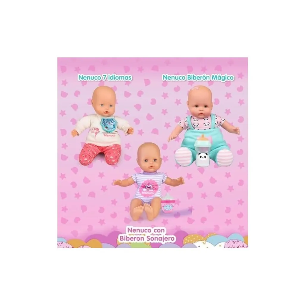 Poupée Nenuco Rosa Parlante - 7 Langues, 35cm, Parfaite pour les Câlins - 2