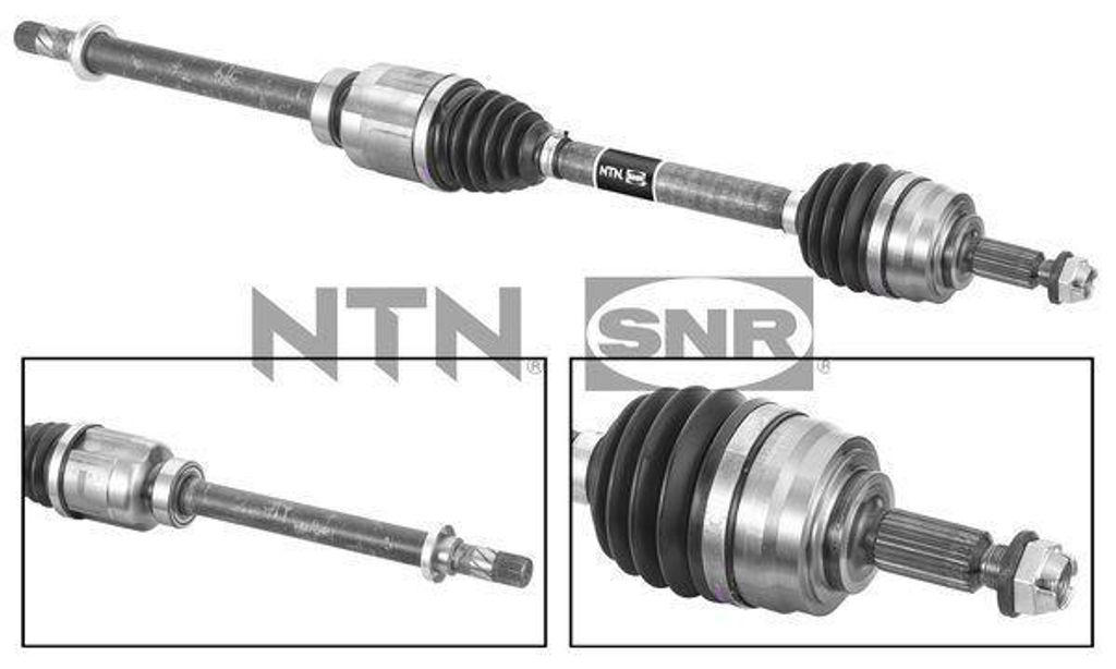 NTN SNR DK68.021 Antriebswelle Vorne Rechts für RENAULT Captur II