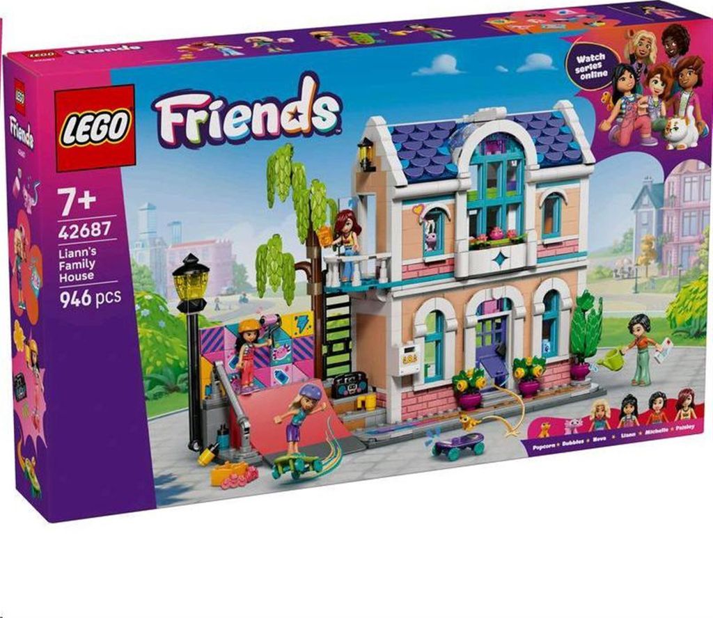 LEGO Friends Dom rodzinny Liann, Zestaw do budowania, 7 Zdjęcie produktu 