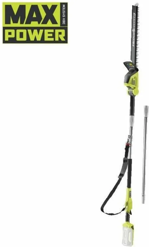 Taille-haie sur perche Ryobi RY36PHT50A-0 36V pour haies hautes et larges