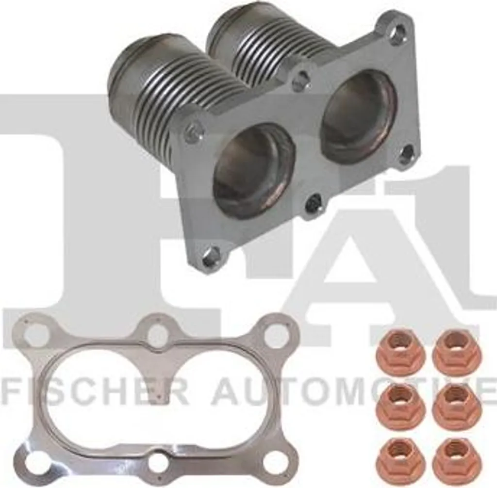 Tuyau flexible échappement Polo 6V anti-fuite et anti-vibration