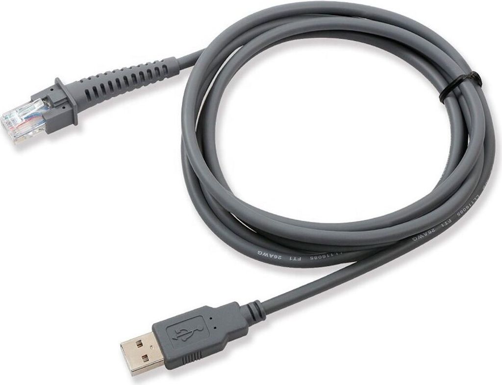 Datalogic USB Straight Cable (CAB-426), USB-Kabel, USB A, Gerade, 1,7 m, Datalogic, QuickScan M2130; QuickScan L D2330; Touch 65 Light, 65 PRO, 90 ...