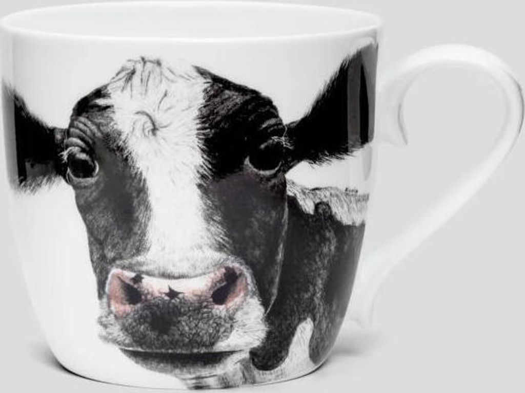 Charlotte Nicolin hrnek růžový, šálek, kráva, jemný kostní Obrázek produktu 