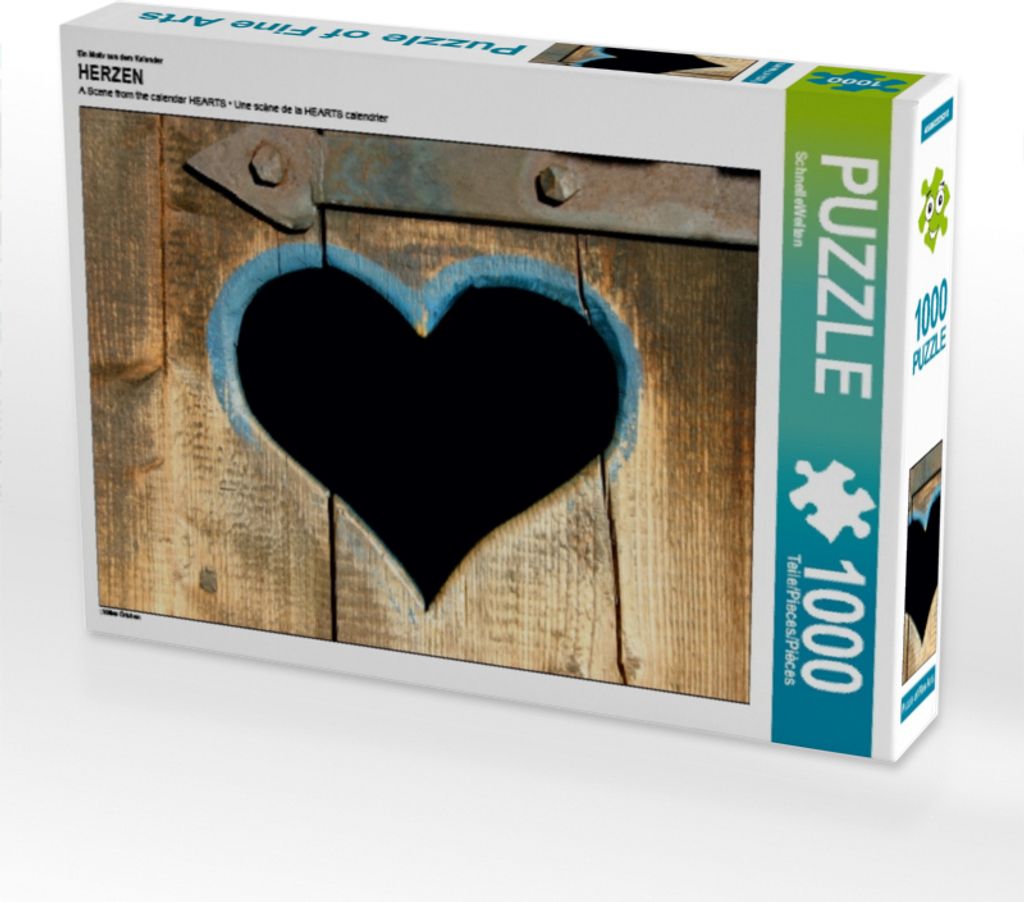 Calvendo Ein Motiv aus dem Kalender HERZEN 1000 Teile Puzzle quer 640x480mm, CALVENDO; 7279852