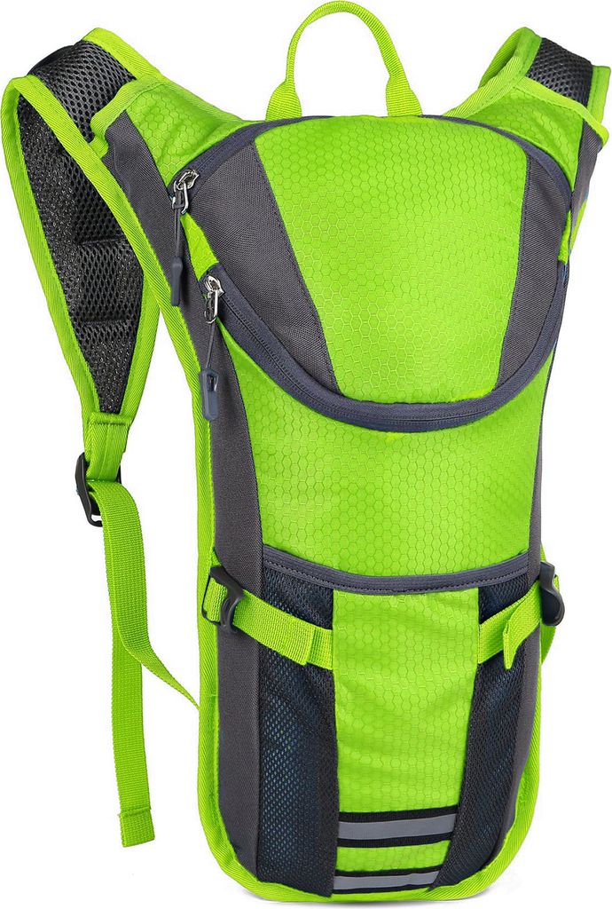 Trinkrucksack, Nylon-Wanderrucksack, Outdoor-Wasserblasen-Rucksack fuer Radfahren, Radfahren, Laufen