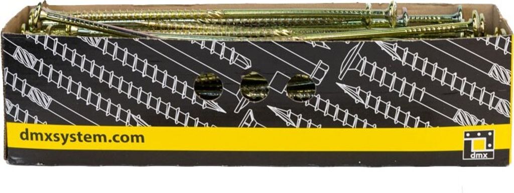 DMX - Holzbauschrauben mit Tellerkopf CT - 8mm TORX - Zink Produktbild 