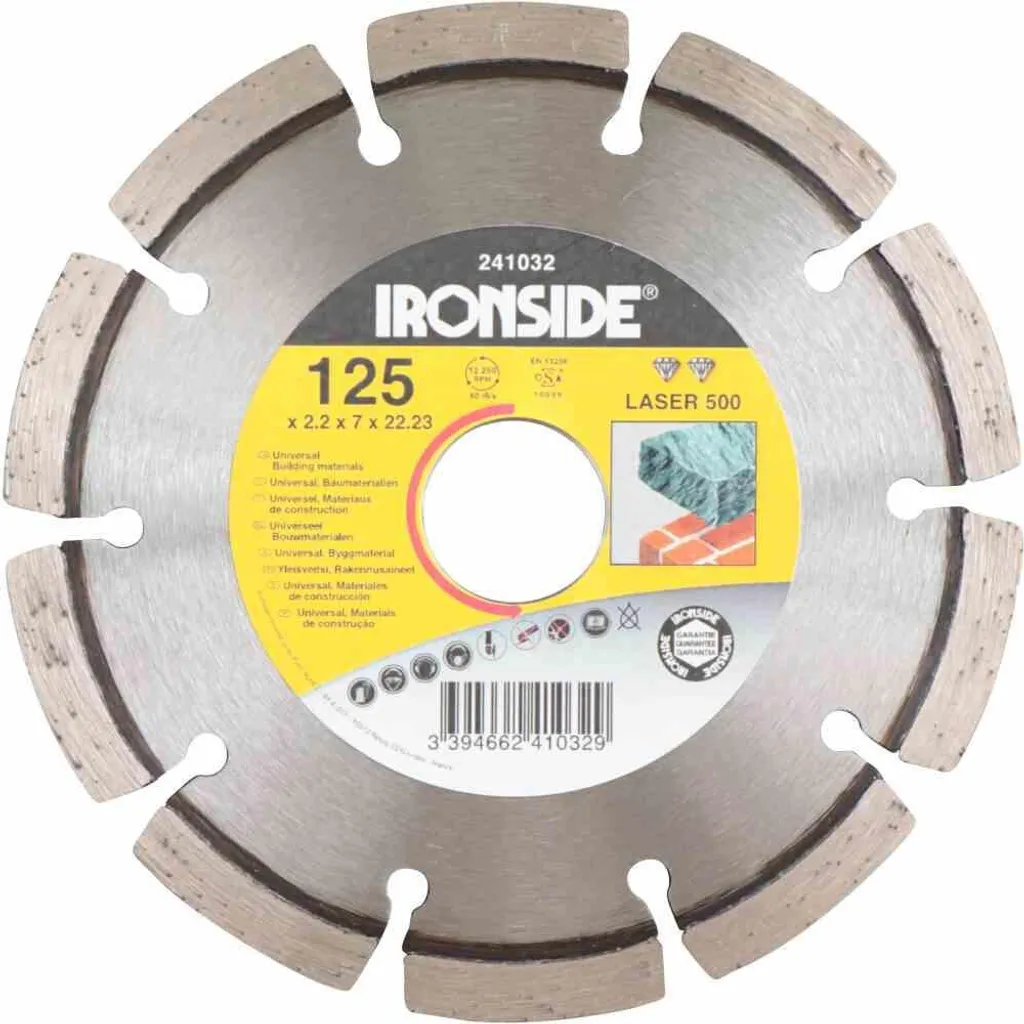 Disque diamant 125mm Ironside 241-032 segmenté pour béton et brique - 3