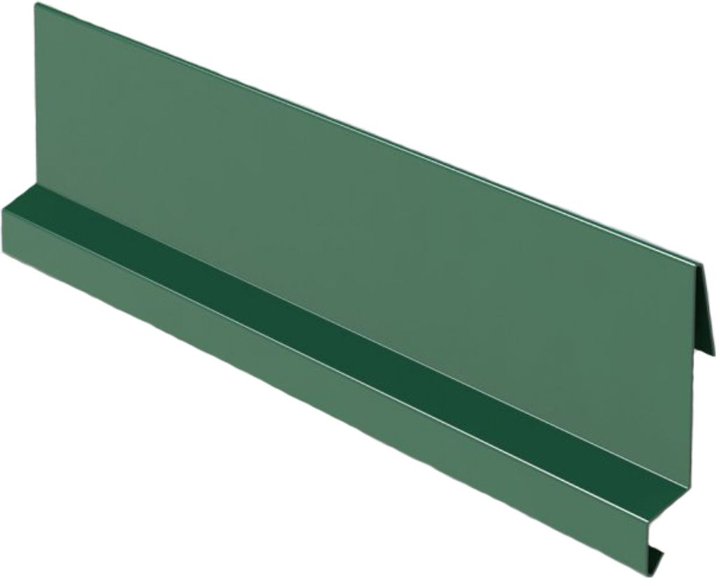 Überhangprofil Ortgangblech Br. 167 mm, 1 m, Lackiertes Produktbild 