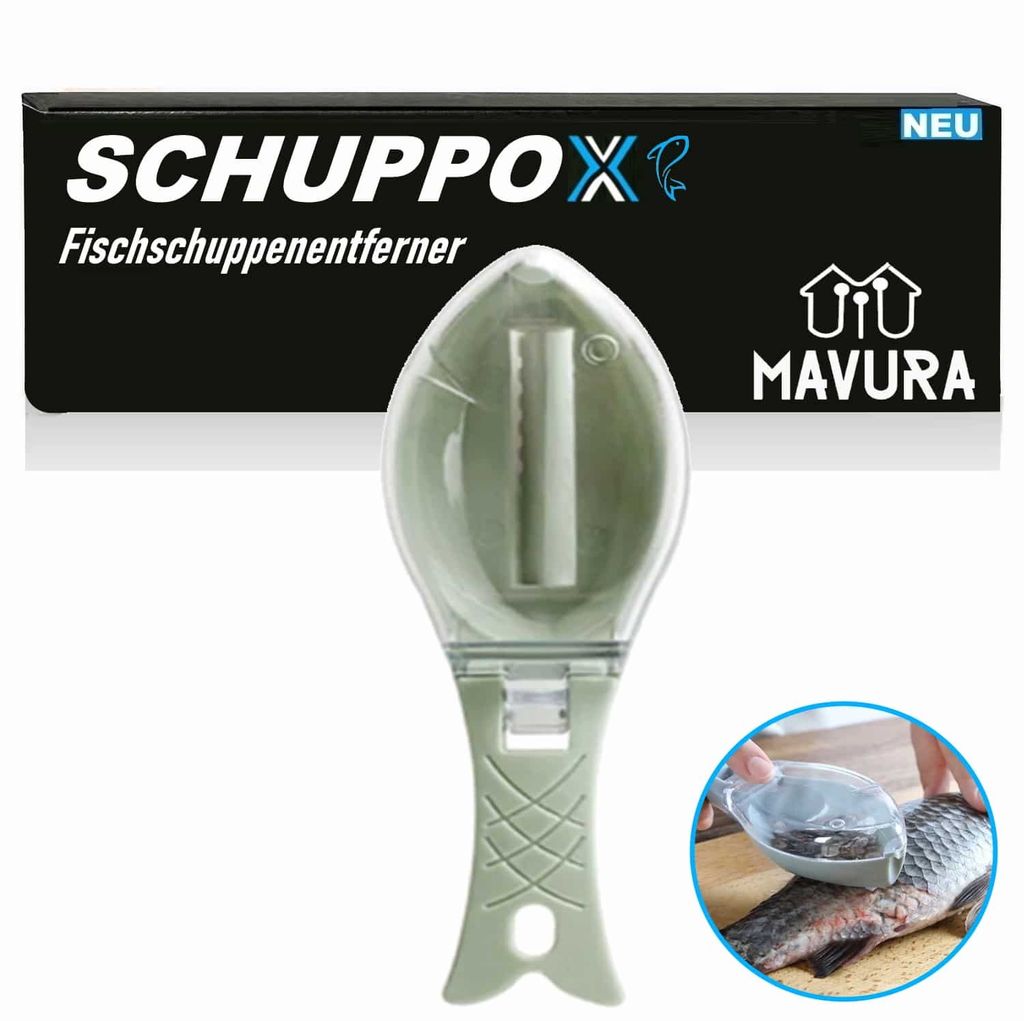 SCHUPPOX Fischschuppenschaber Fischschuppenentferner Produktbild 