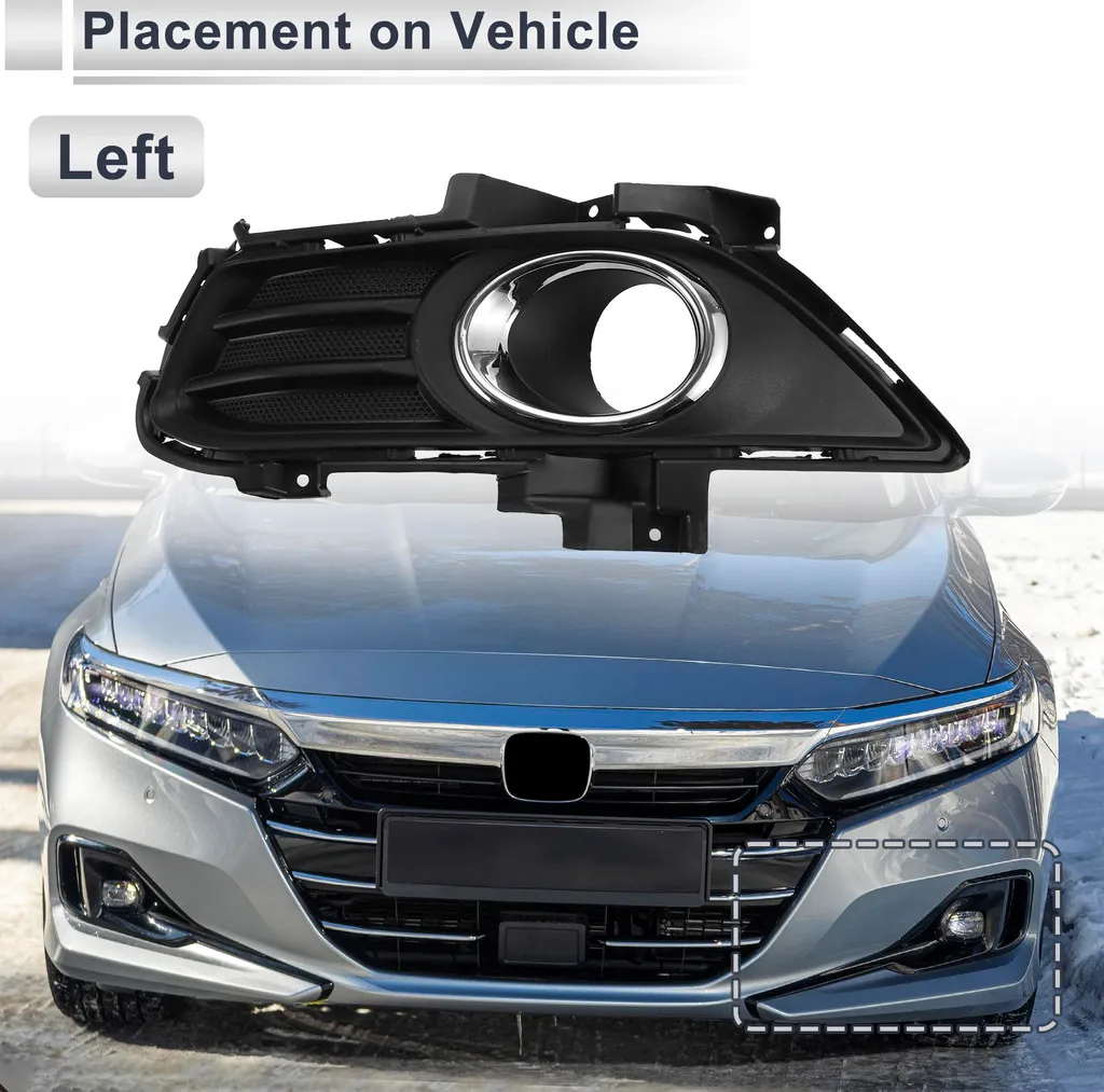 Insert de Pare-choc pour Feu Antibrouillard Ford Fusion 2013-2016 ABS