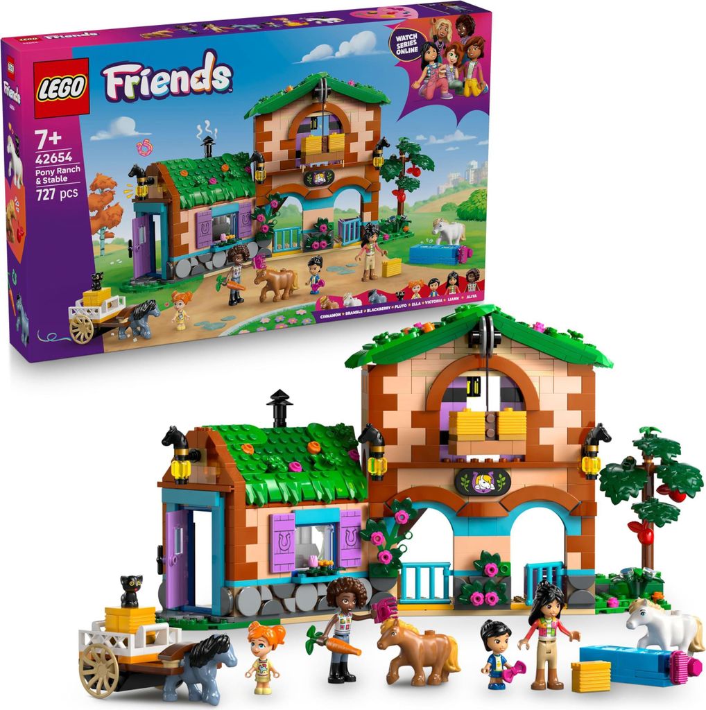 LEGO(R) FRIENDS 42654 Ranč s poníkmi a stajne Obrázok produktu 
