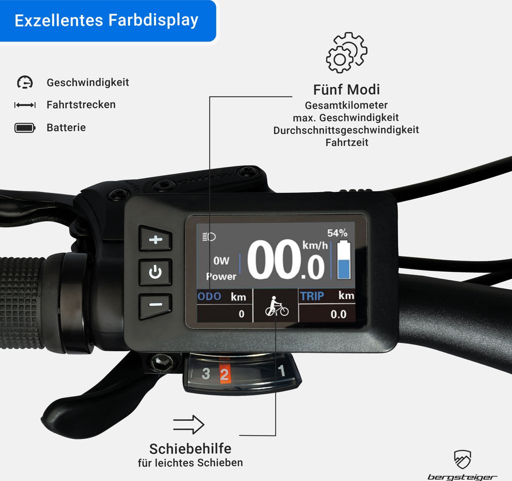 Bergsteiger Cannock 29 Zoll E-Bike mit 250 Watt Motor 36V Produktbild 4