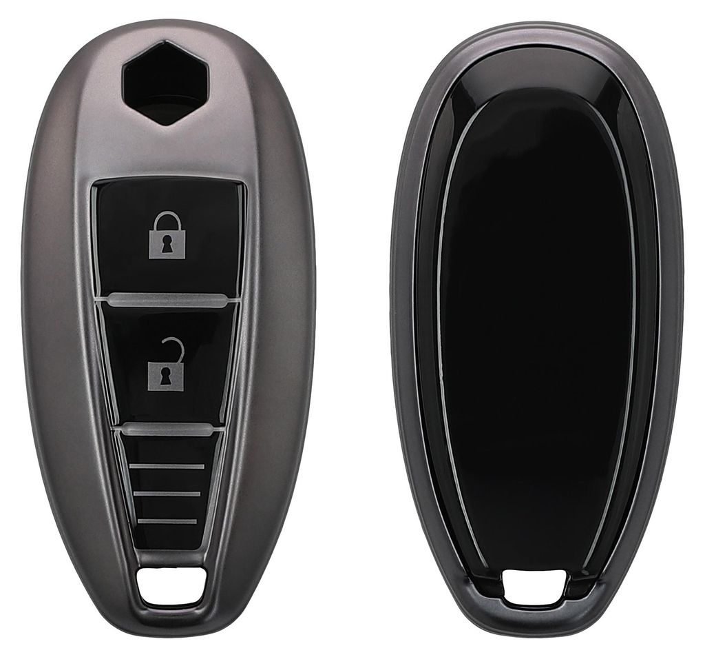 kwmobile Schlüsselhülle für Suzuki Sport 2-Tasten Autoschlüssel Keyless Go Hülle - Autoschlüssel Schlüssel Hülle aus TPU Silikon - Schlüss...