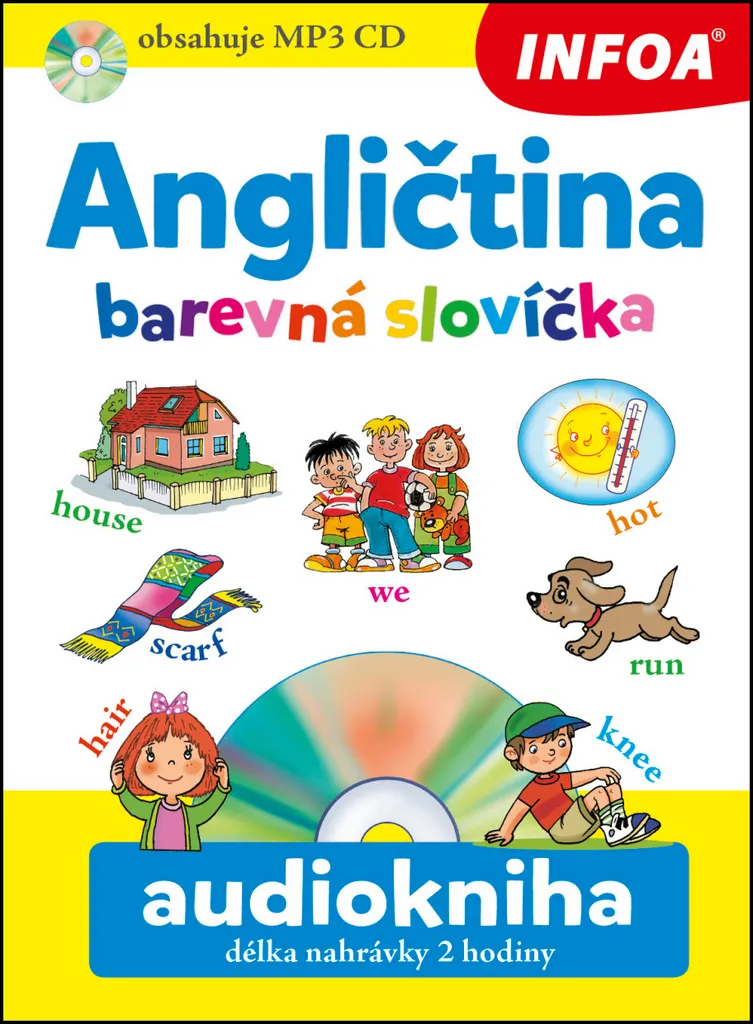 Mémorisez l'anglais sans effort : Angličtina barevná slovíčka + MP3