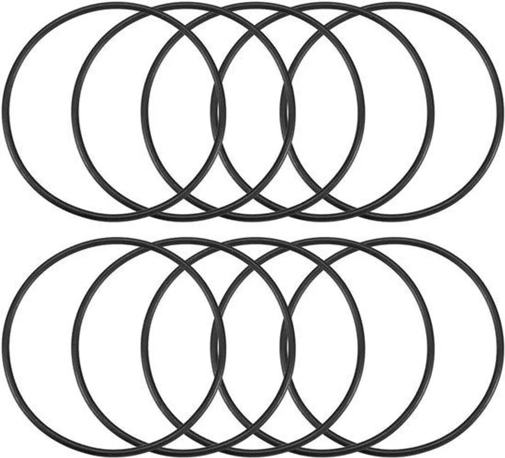 Joint d'étanchéité circulaire en caoutchouc nitrile NBR Ø 90 mm noir