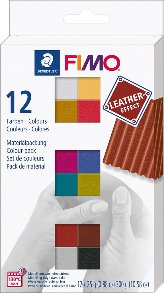 Staedtler FIMO 8013 C, Modellierton, Gemischte Farben, Produktbild 