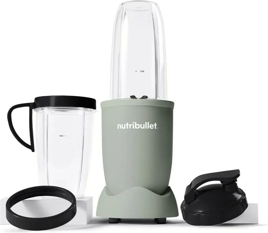 Nutribullet Pro Blender Mixeur 900W Vert - Gobelet en Verre de 0,9L